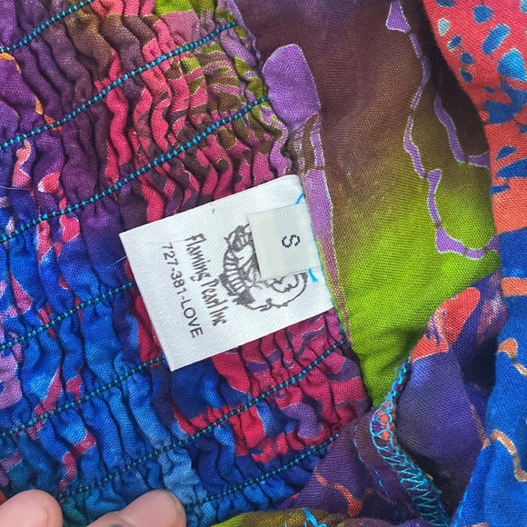 beautiful tie dye flowy dress - Picture 3 of 6